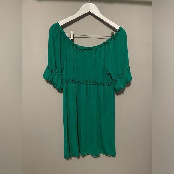 Green Mini Dress - Picture 2 of 3